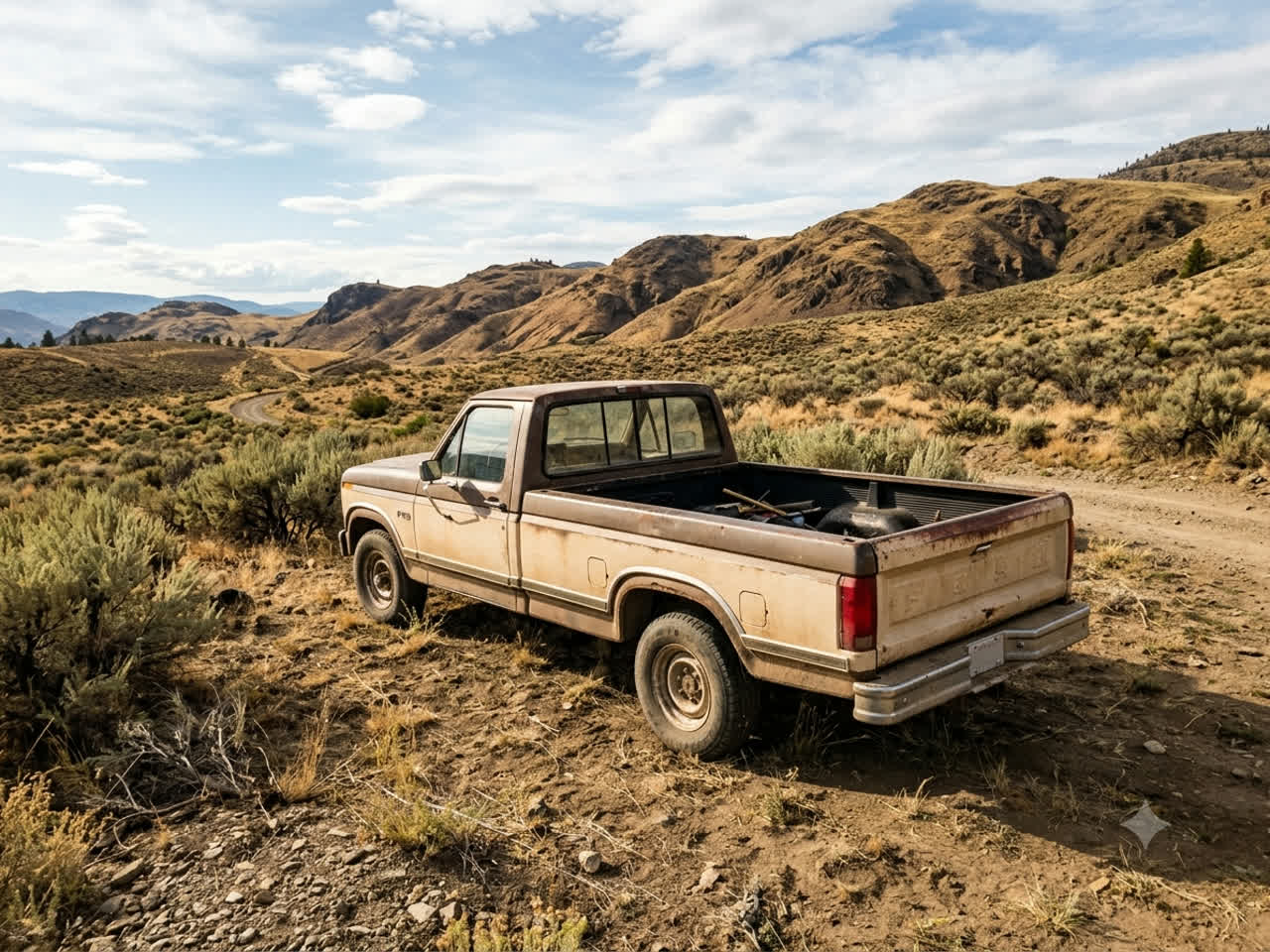 A vehicle ready for recycling in Kamloops, BC — Canadian Auto Recyclers