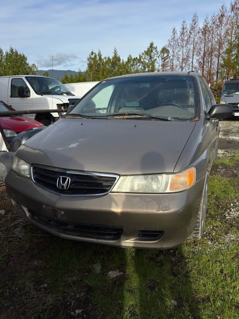 A vehicle ready for recycling in Langley, BC — Canadian Auto Recyclers