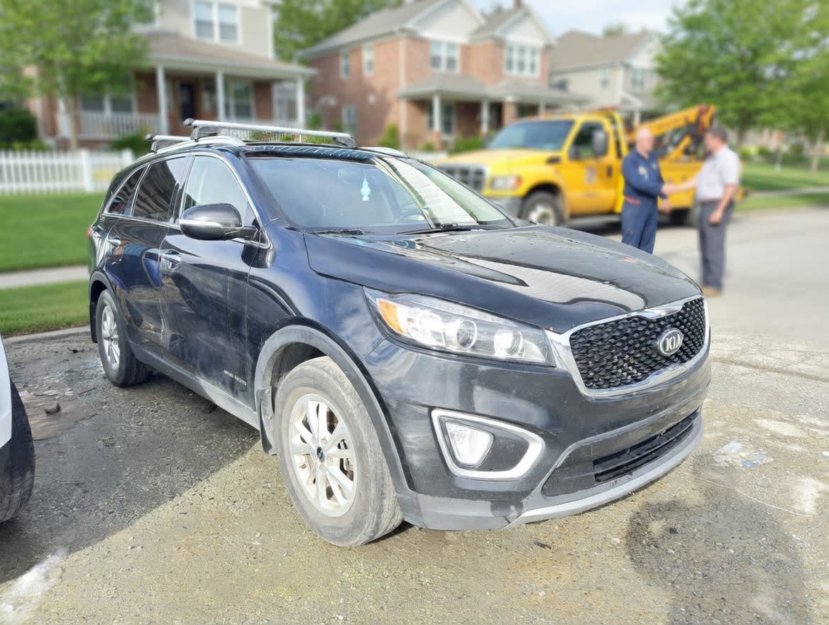 A vehicle ready for recycling in White Rock, BC — Canadian Auto Recyclers